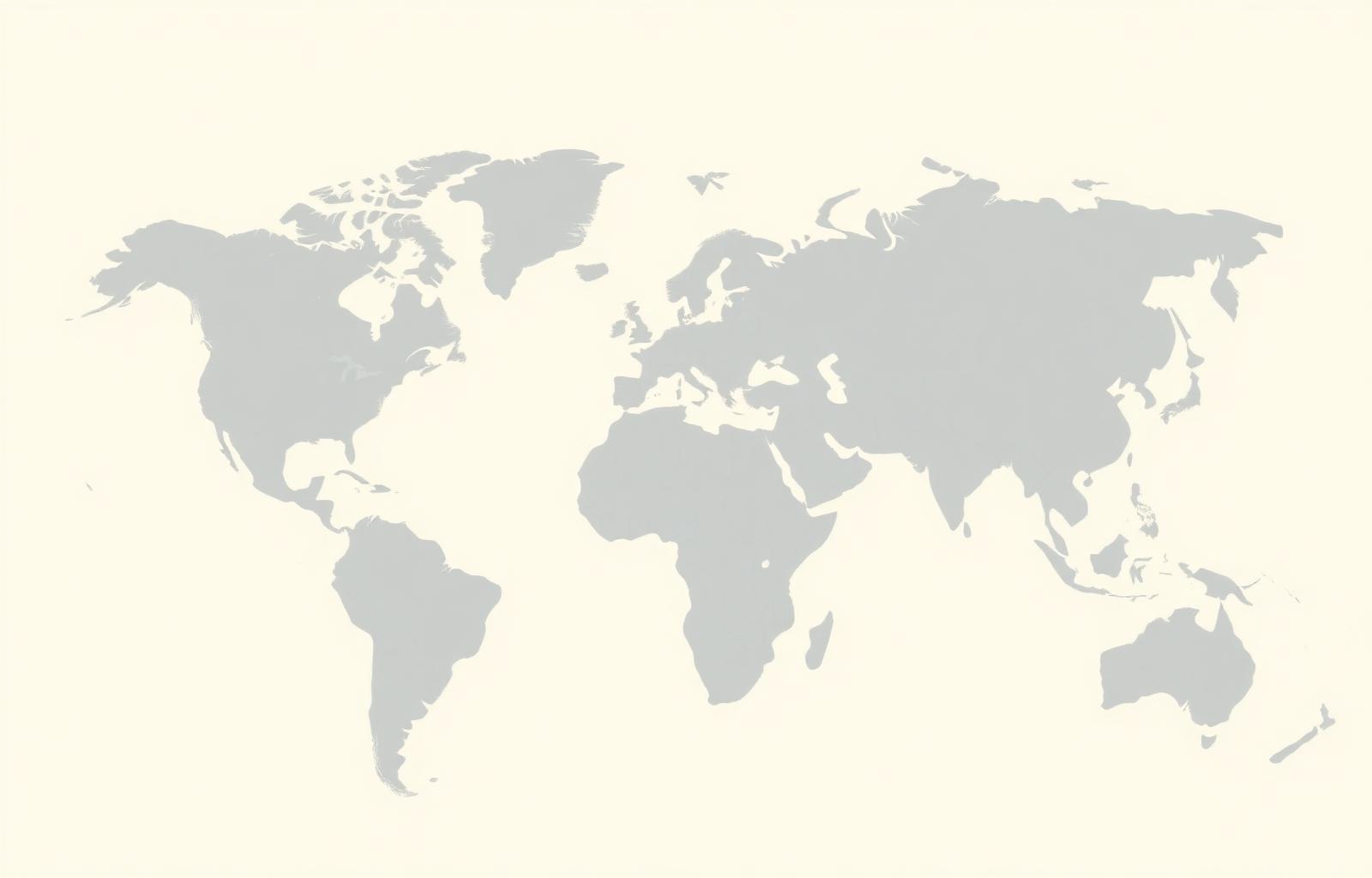 World map showing London Global Diagnostics collection locations